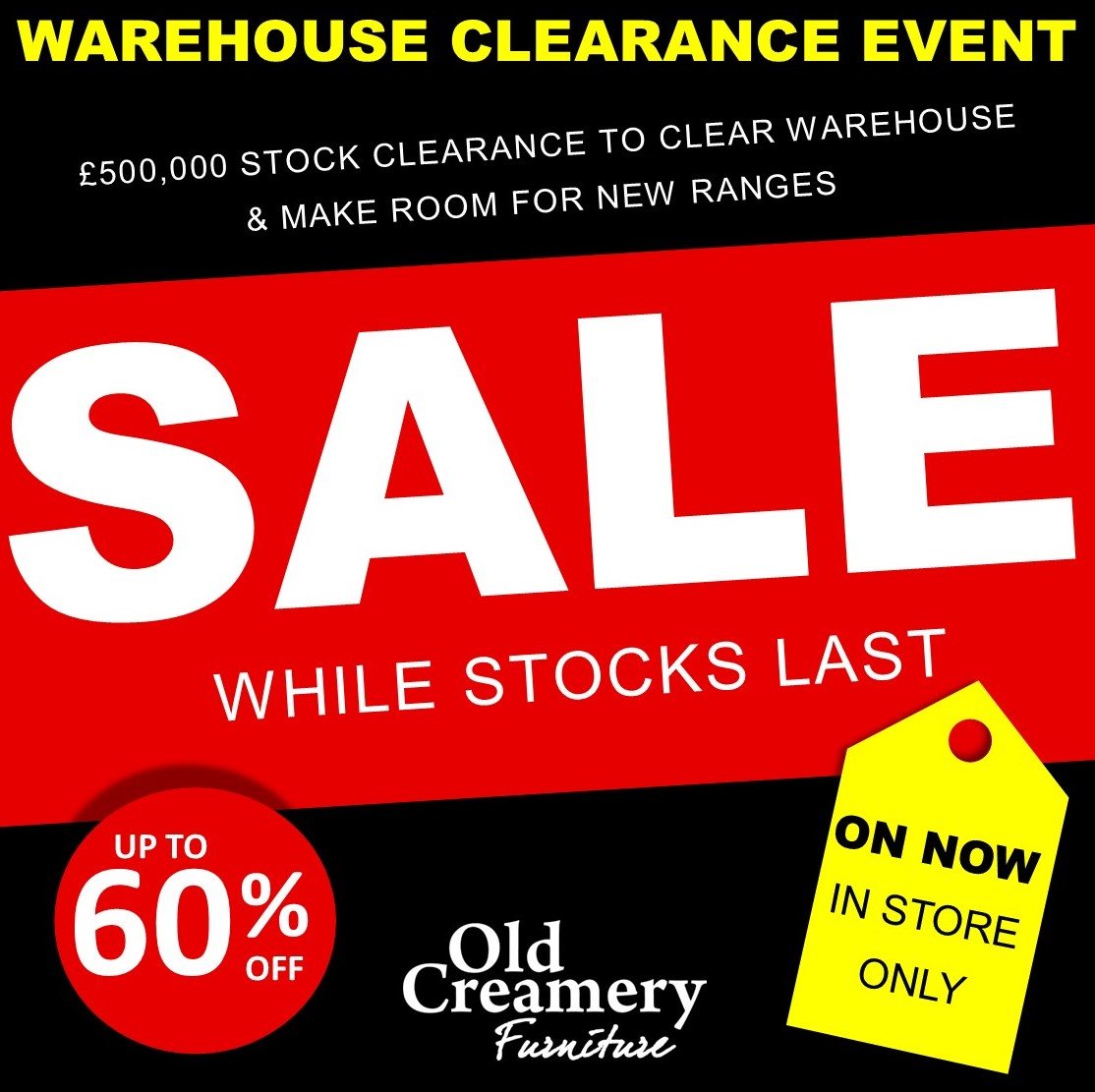 Old Creamery Furniture clearance